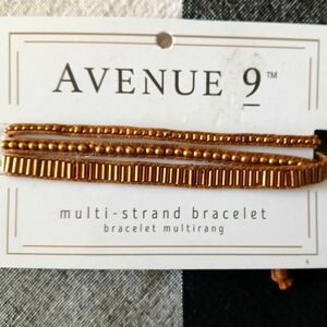 Brand New Avenue 9 Gold Multi-Strand Bracelet